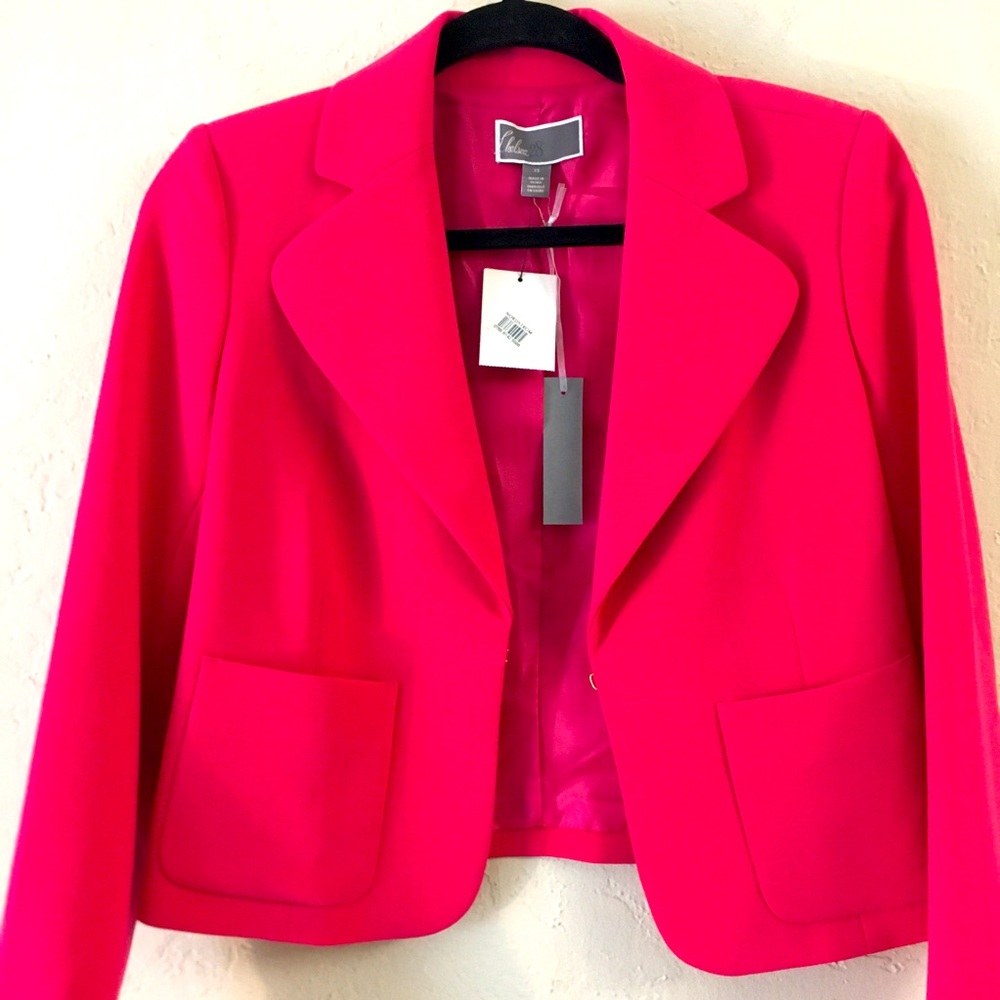 Chelsea 28 Blazer XS Pink Workwear Office Business Casual Spring Summer NEW